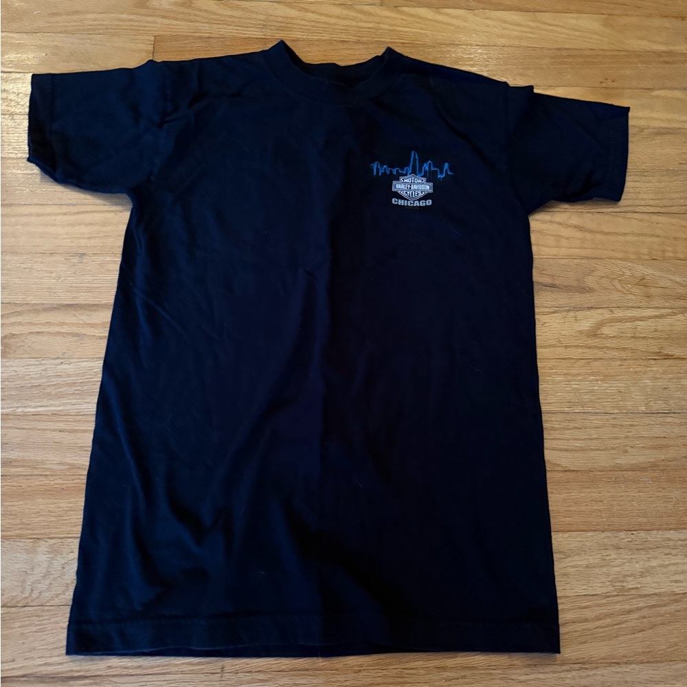 Harley-Davidson Black Tee with Orange Logo